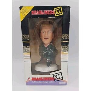 BRETT‎ HULL Headliners XL NHL Hockey Action Figure 1998 Limited Edition